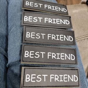 BEST FRIEND Tactical Patches for Service Dog Vests Leashes Backpacks